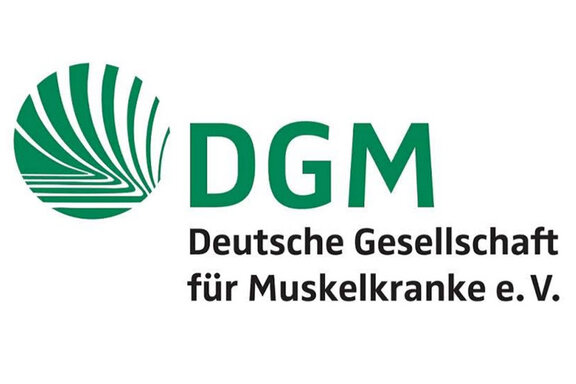 Logo der Deutschen Gesellschaft für Muskelkranke e. V. (DGM)