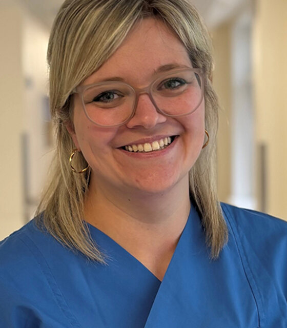Teamleiterin Interventionelles Funktionsteam (Pflege) Anna-Lena Darkow