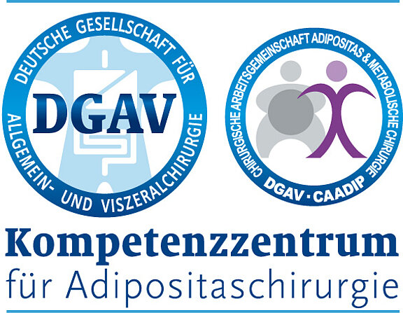 Logo DGAV Kompetenzzentrum für Adipositaschirurgie