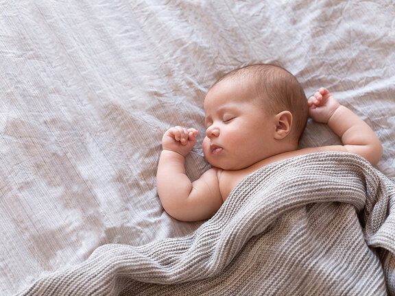 Ein schlafendes Baby