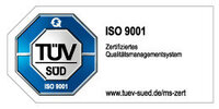 Logo TÜV Süd ISO 9001