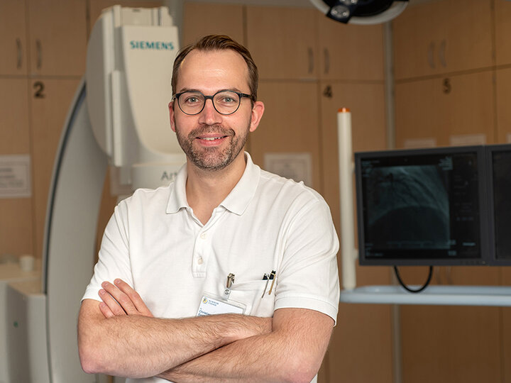 Dr. Christian Eickholt,  Chefarzt der Klinik für Kardiologie