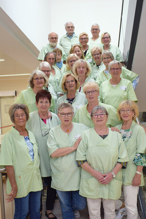 Team der Grüne Damen und Herren der Ökumenischen Krankenhaushilfe (ÖKH).