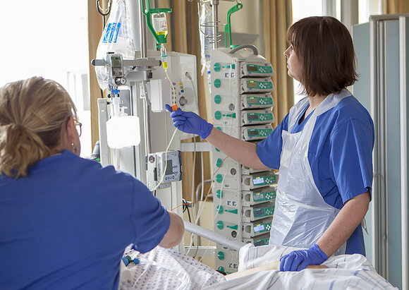 Internistische Intensivstation mit angeschlossener IMC-Station