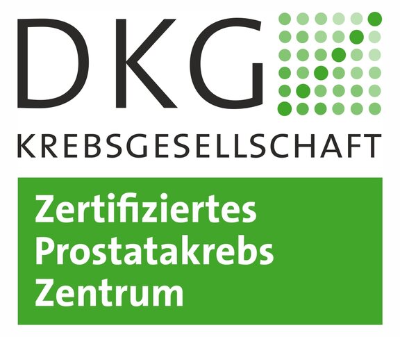 Logo DKG Krebsgesellschaft - Zertifiziertes Prostatakrebszentrum